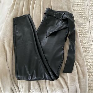 Abercrombie faux leather pants